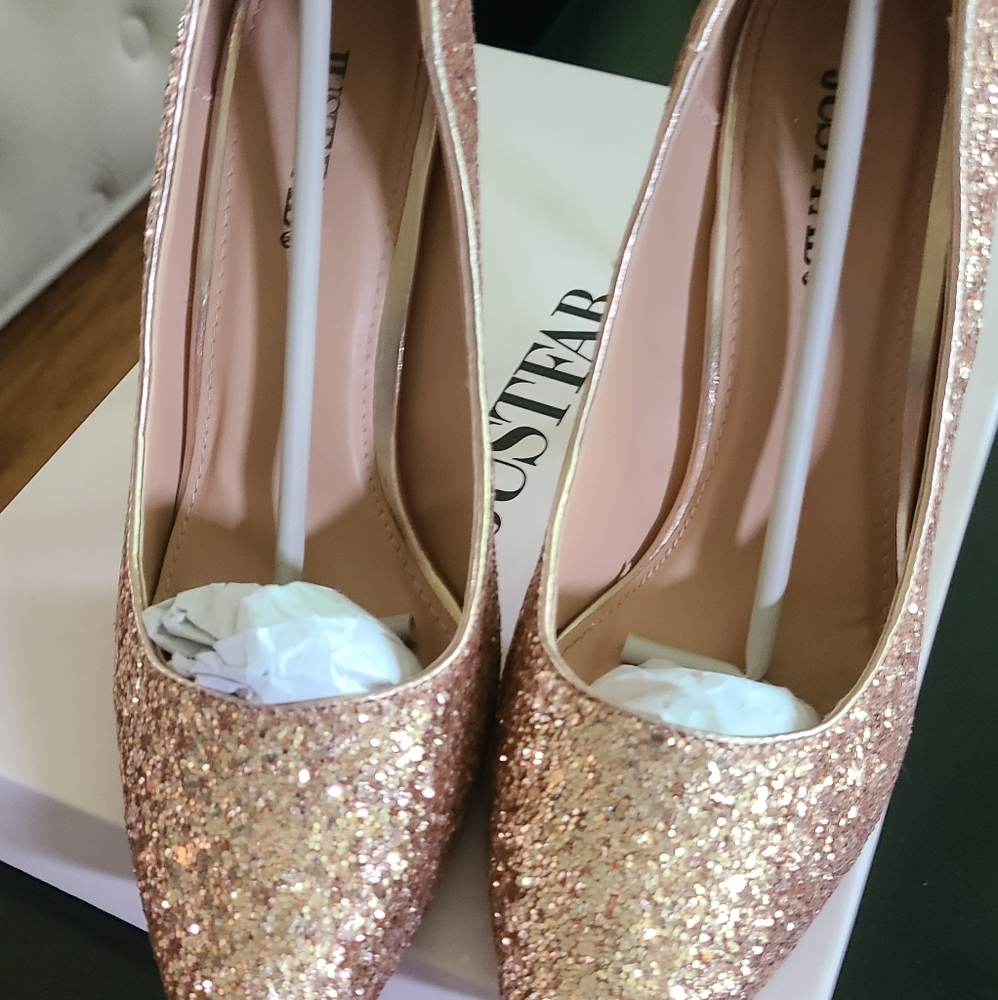 Glitter justfab  pumps